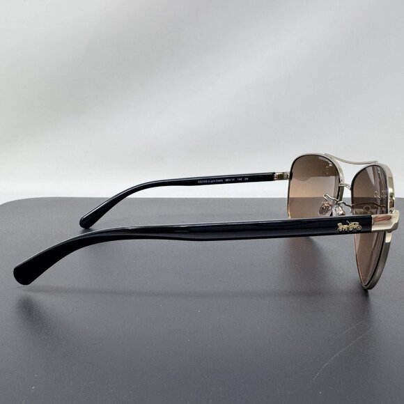 Coach Sunglasses HC 7077 (L1015) Frames 932195 (Light Gold) 58 [] 14 140 - Picture 3 of 12